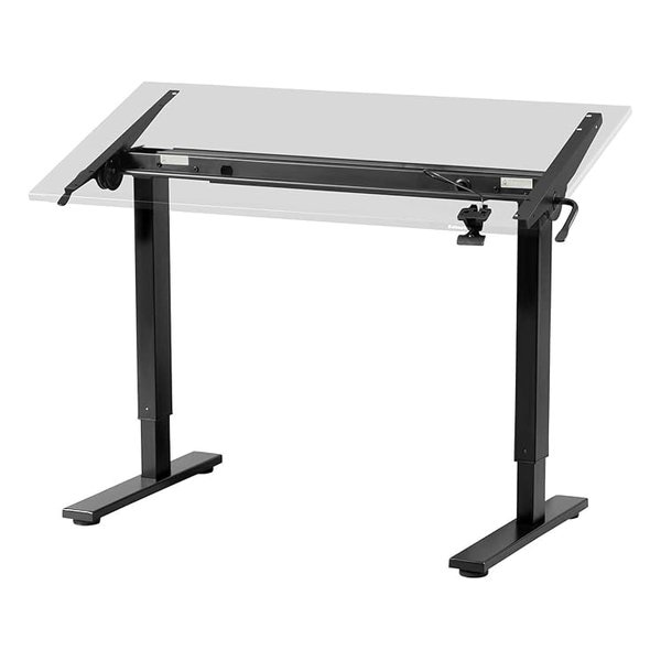 SAチルトデスク 脚部/幅1200mm/ブラック BHD-1200SAC-BK