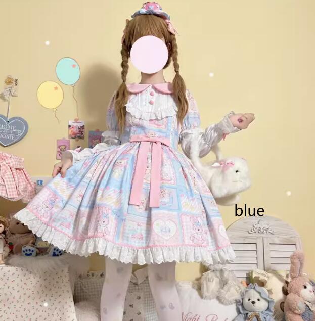 【新作登場 最安値!】174ロリータ ワンピース　 ゴスロリ コスプレ メイド服 コスチューム 文化祭 学園祭 衣装 仮装 ハロウィン おすすめ 可愛い 日常　写真　舞台　花嫁　洋服　ハロウ