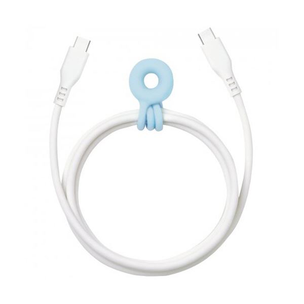 （まとめ） ソニックユートリムエル しなやかシリコンUSBケーブル ホワイト 1m UL-7042-W 1本 (×3セット)