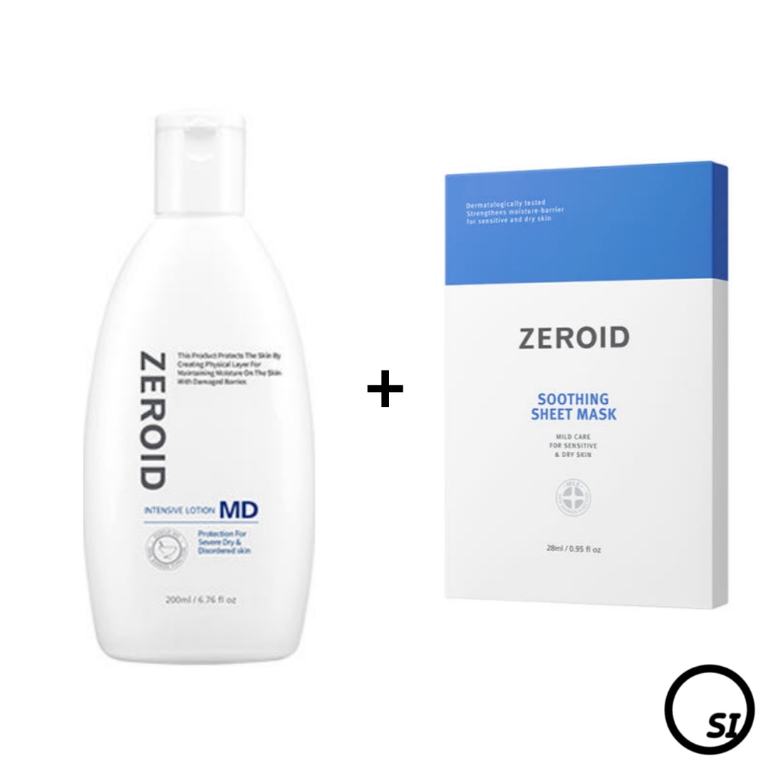 【SET】インテンシブ ローション エムディ MD 200ml + スージングシート マスクパック 5枚