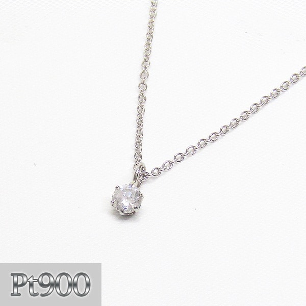 ネックレス ダイヤ プラチナ 大特価！「0.1ctダイヤネックレス」 7,208円