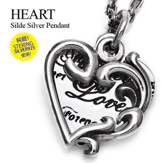 送料無料！ pe1921 シルバーペンダント メンズ ハート ペンダントトップのみ ダブルハート シ 5,937円
