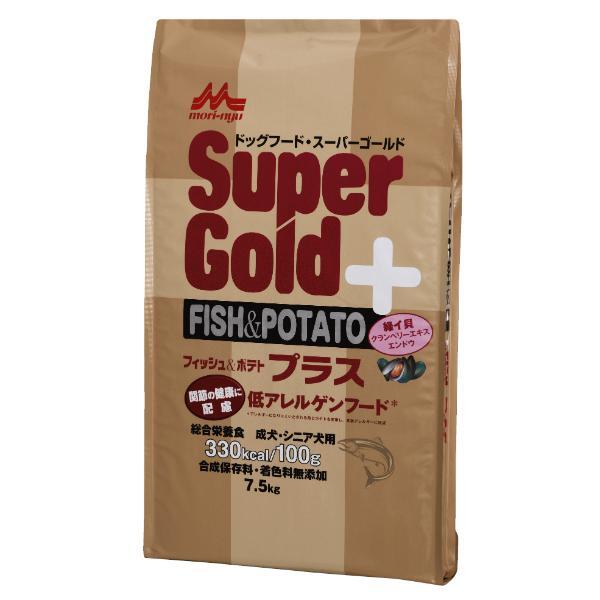 森乳サンワールド Supergold フィッシュ&ポテト プラス 関節ケア 7.5kg