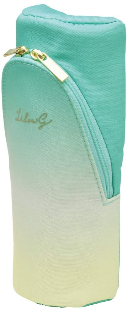 （まとめ買い）ペンケース スマ/スタ リル グラデ 筆箱 スマホスタンド 立つペンケース グリーン FD-3417-G [x3] 5,483円