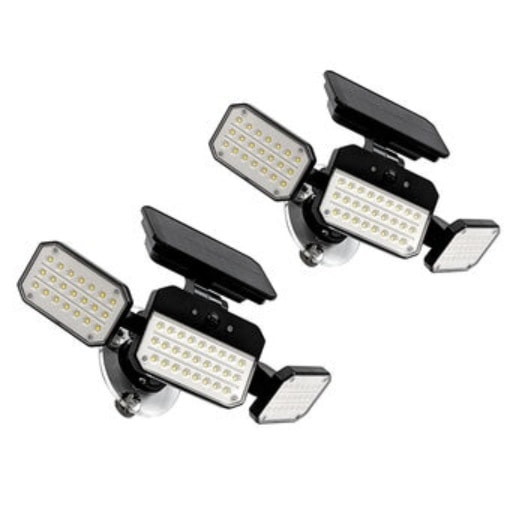 [倉庫管理]　MTO ソーラーセンサーライト広範囲照射型 マグネット取付式 2台セット EDS0795MN2S