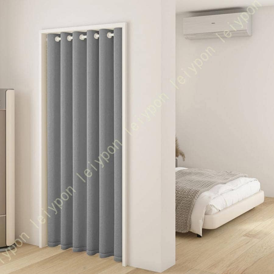 【新作登場】キャンペーンドアカーテン 間仕切りカーテン ロング おしゃれ 遮光 無地 つっぱり ハトメ のれん ロング 間仕切りカーテン 断熱 冬 防寒 遮像 目隠し 玄関 脱衣所