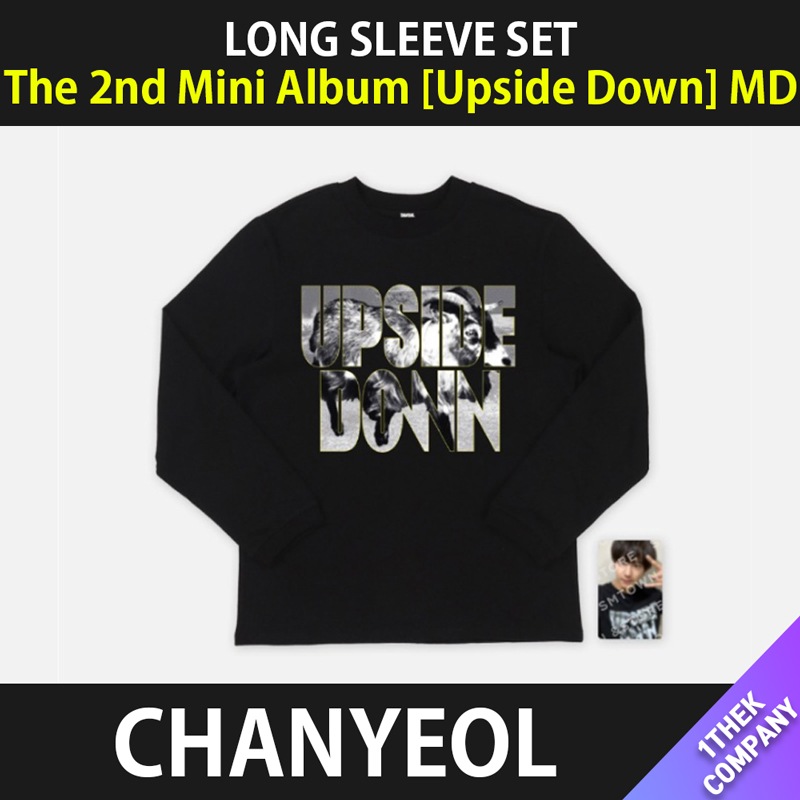 （LONG SLEEVE SET）EXP CHANYEOL The 2nd Mini Album [Upside Down] OFFICAL MD