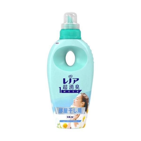 （まとめ）レノア 超消臭 1week 部屋干し用 花とおひさまの香り 本体 530ml[x20]