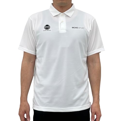 [ムーブスポーツ] 半袖ポロシャツ 【amazon限定】 デサント 半袖 吸汗速乾 ストレッチ トレーニング メンズ WH00 3L
