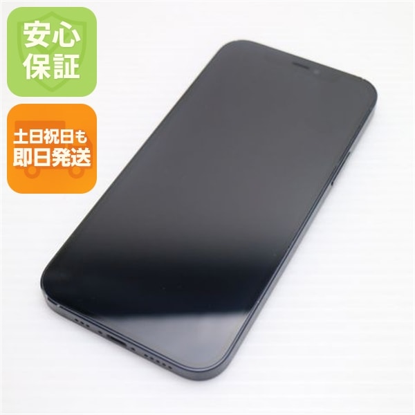 美品 au iPhone12 64GB ブラック 217