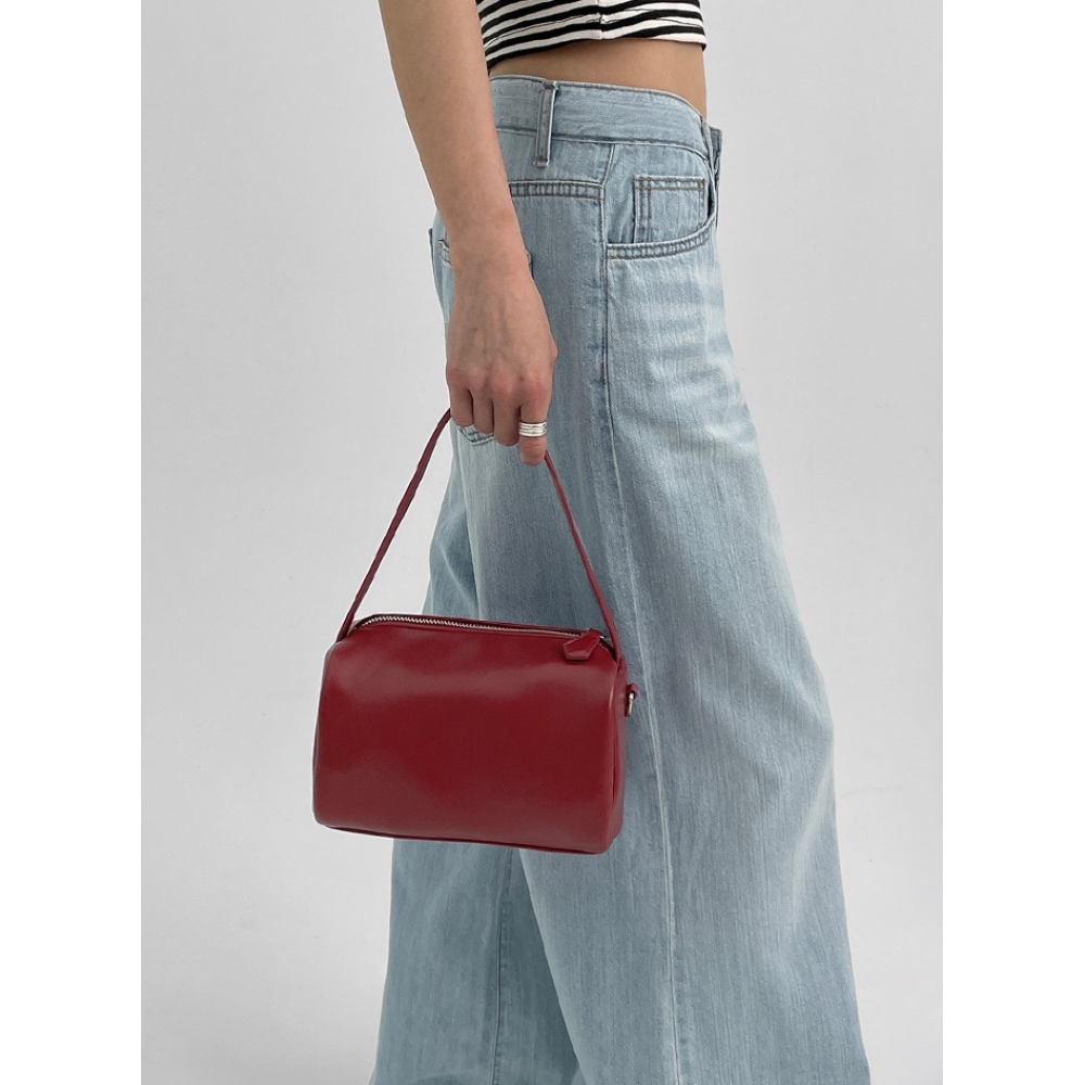 ブラックアップセミレザーミニトート