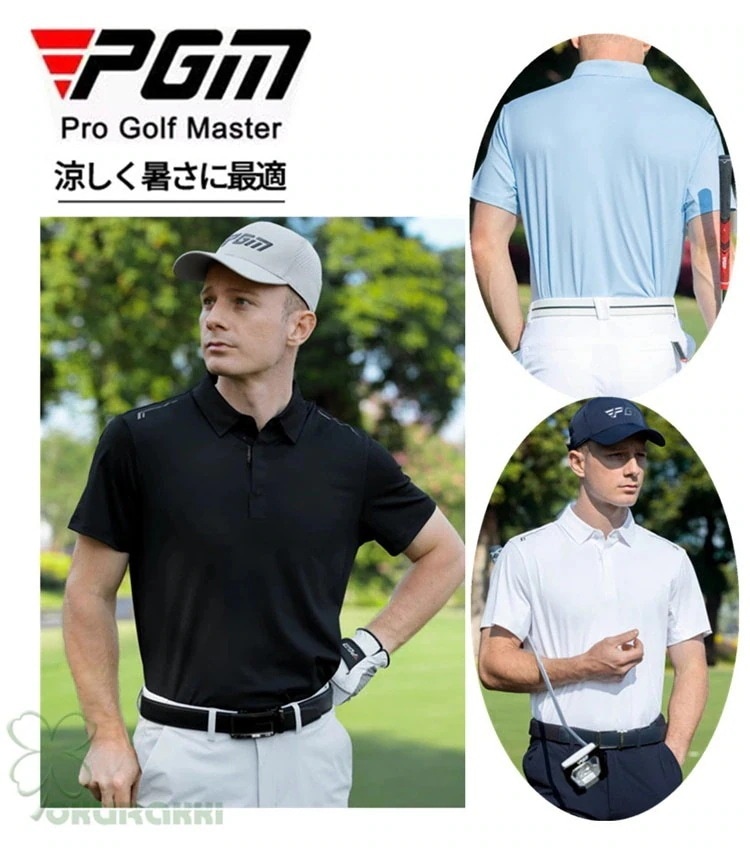 ゴルフ 半袖ポロシャツ ゴルフウェア 通気速幹 ストレッチ シャツ メンズ ポロシャツ 春夏新作モデル2504gshirt10