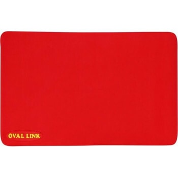 弘進ゴム　オーバルリンク（浴室用マット）　レッド M V0002AK