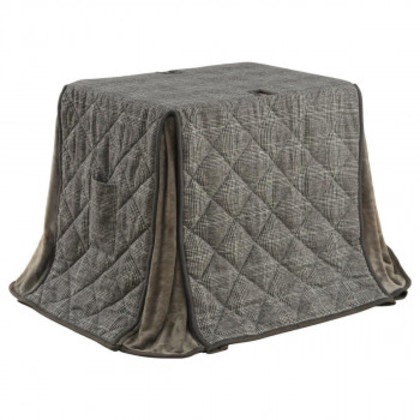 バラン ツイード調 こたつ掛布団 184×204cm グレー 1181581134130