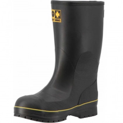 弘進ゴム 長靴(ゴム製) ライトセーフティーワークス LSW-01 黒 29.0cm A0020AB
