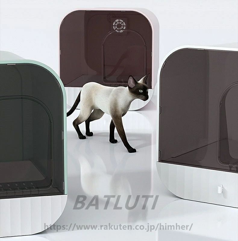 超人気,高評価!猫トイレ キャットトイレ 全3カラー マット付き 組み立て簡単 散らかりにくい フルカバー お掃除簡単 飛び散りにくい 大型猫 スコップ付き 高級感 シンプル ペットトイレ おしゃれ