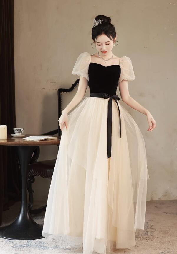 ウェディングドレス パーティードレス 音楽会 演奏会 披露宴 レディースドレス ロングドレス 半袖 Aライン シャンパン フェミニン エレガント お洒落 お呼ばれ 礼服 結婚式 成人式 演奏会 司会