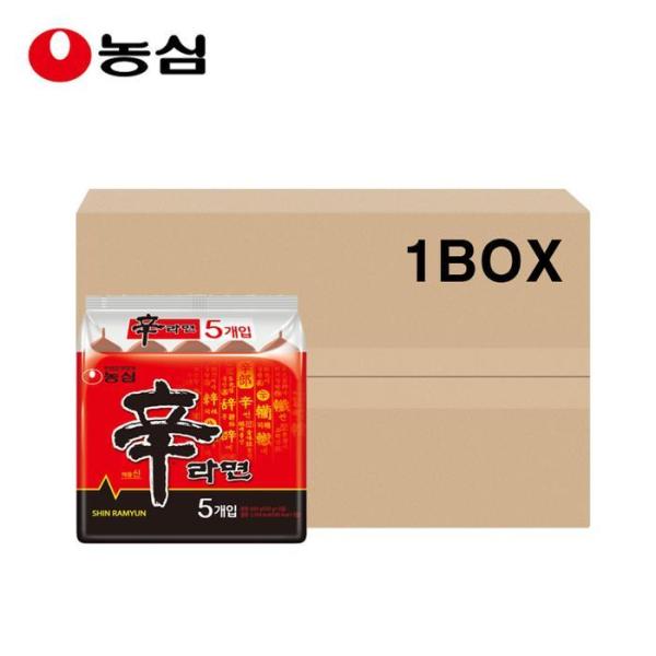 農心 辛ラーメン 120g マルチパック (5入) 1箱 (40個)