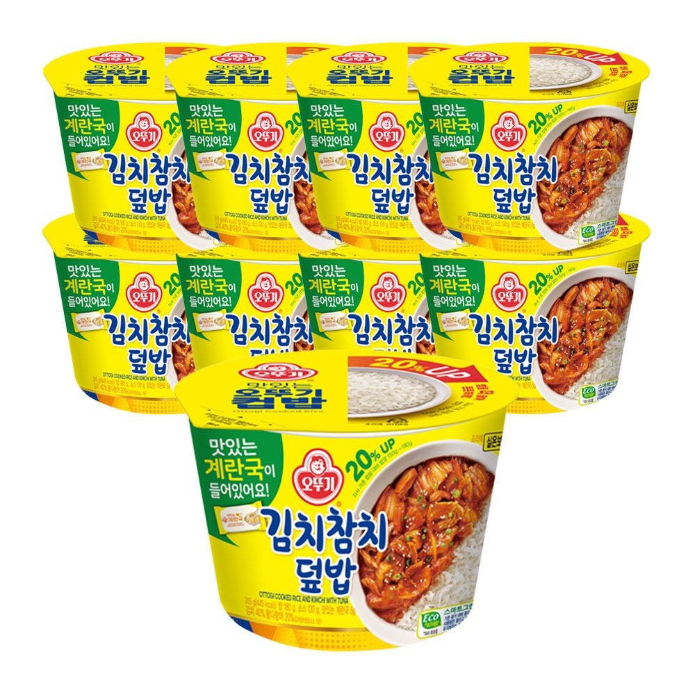オットゥギ カップご飯 キムチツナ丼+即席 玉子スープ 315g 9個