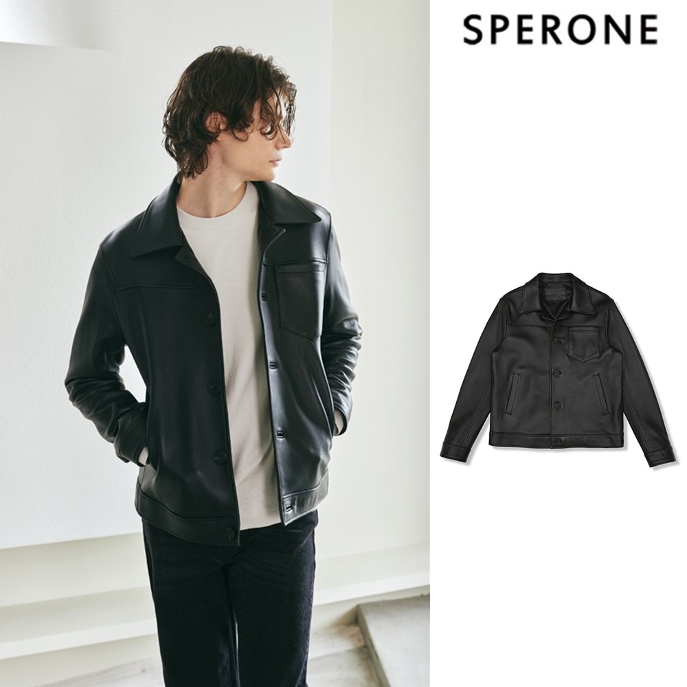 [SPERONE] Lambskin Single Jacket