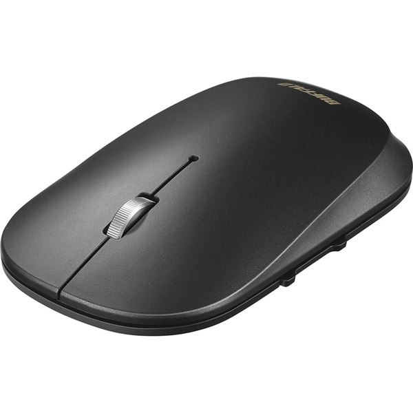 薄型 5ボタン 無線 BlueLEDマウス ノーマル ブラック BSMBW530NBK