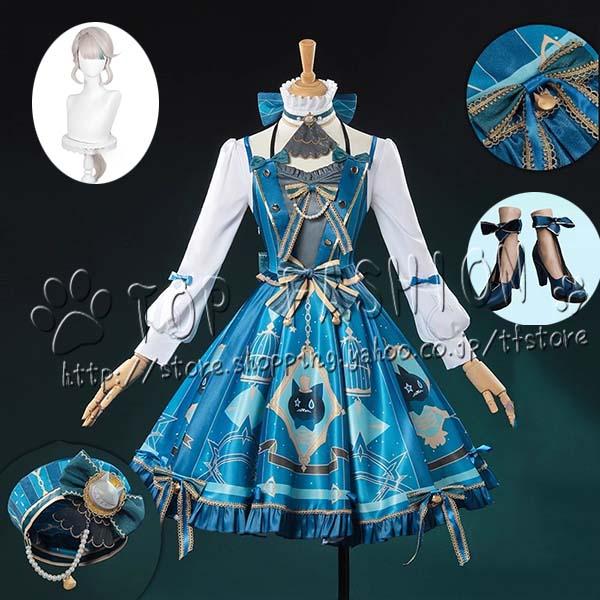 原神 げんしん genshin フォンテーヌ リネット Lynette 喫茶店 コスプレ衣装 ウィッグ 靴 cosplay コスチューム 変装仮装 クリスマス