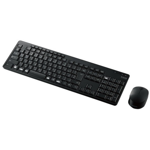 TK-FDM116SKMBK ブラック [無線静音フルキーボード＆マウス (日本語配列109キー+9キー)] メーカー直送