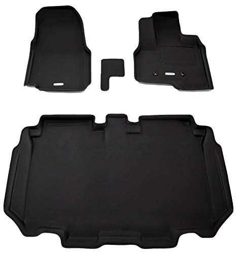 色：ブラック/ラバータイプ 【5EEHB2045K】クラッツィオ フロアマット 立体タイプ 1台分セ