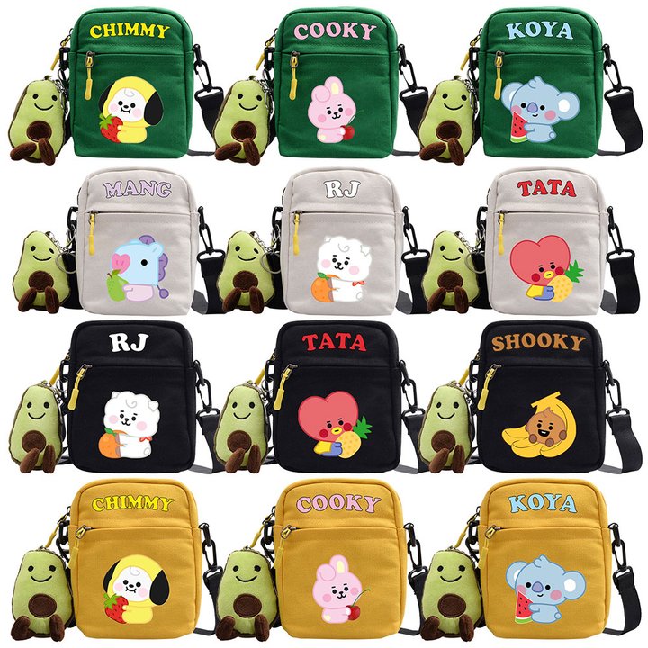 貴重！！ BTSグッズ ショルダーバッグ BTSグッズ ショルダーバッグ ビーティー21 防弾少年団 BT21