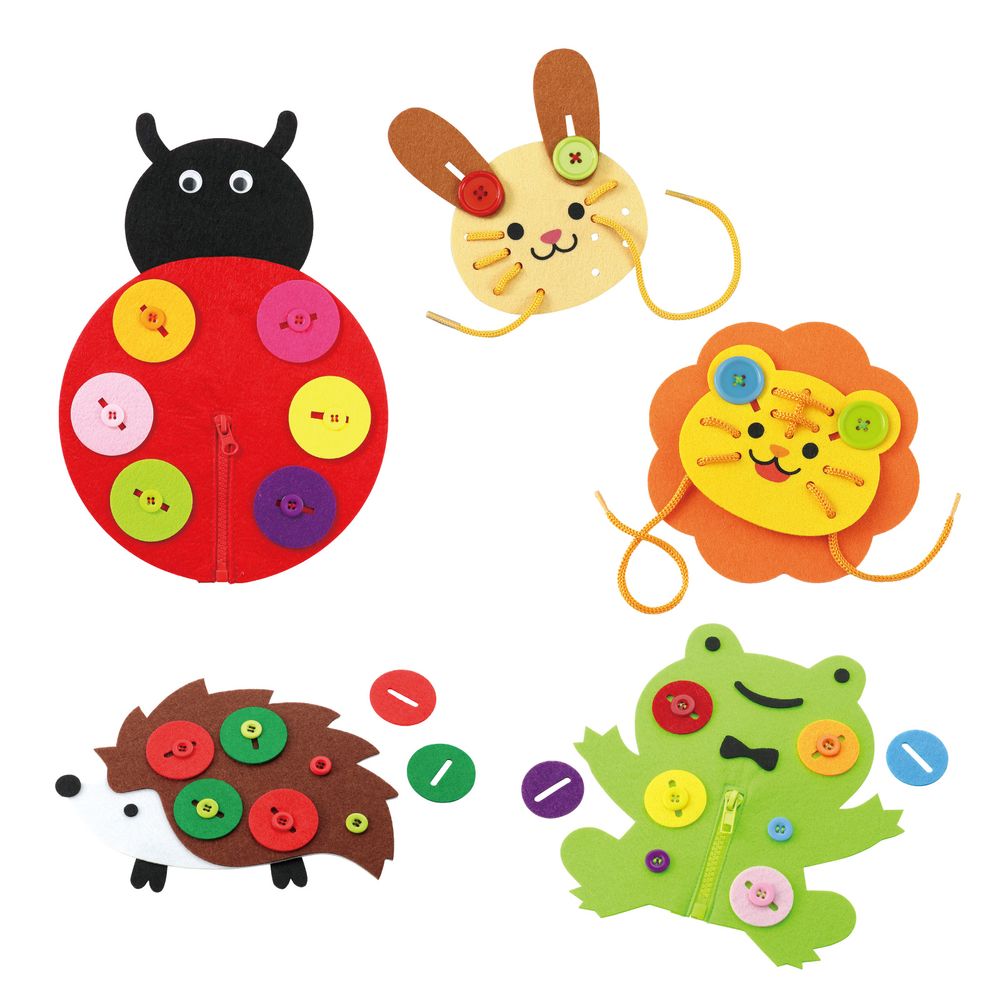 （まとめ買い）アーテック ボタンとファスナー紐通しセット 75743 [x3セット] [おもちゃ/知育玩具]