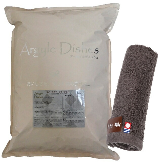 アーガイルディッシュ エバーラスティング シニア 4kg【犬想いオリジナル今治ハンドタオルプレゼント】【タオルカラー モカ】 7,856円