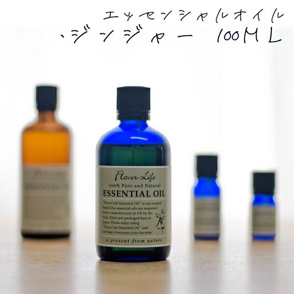 アロマオイル ジンジャー 100ml スパイス系 AEAJ表示基準適合認定精油 高品質 エッセンシャ