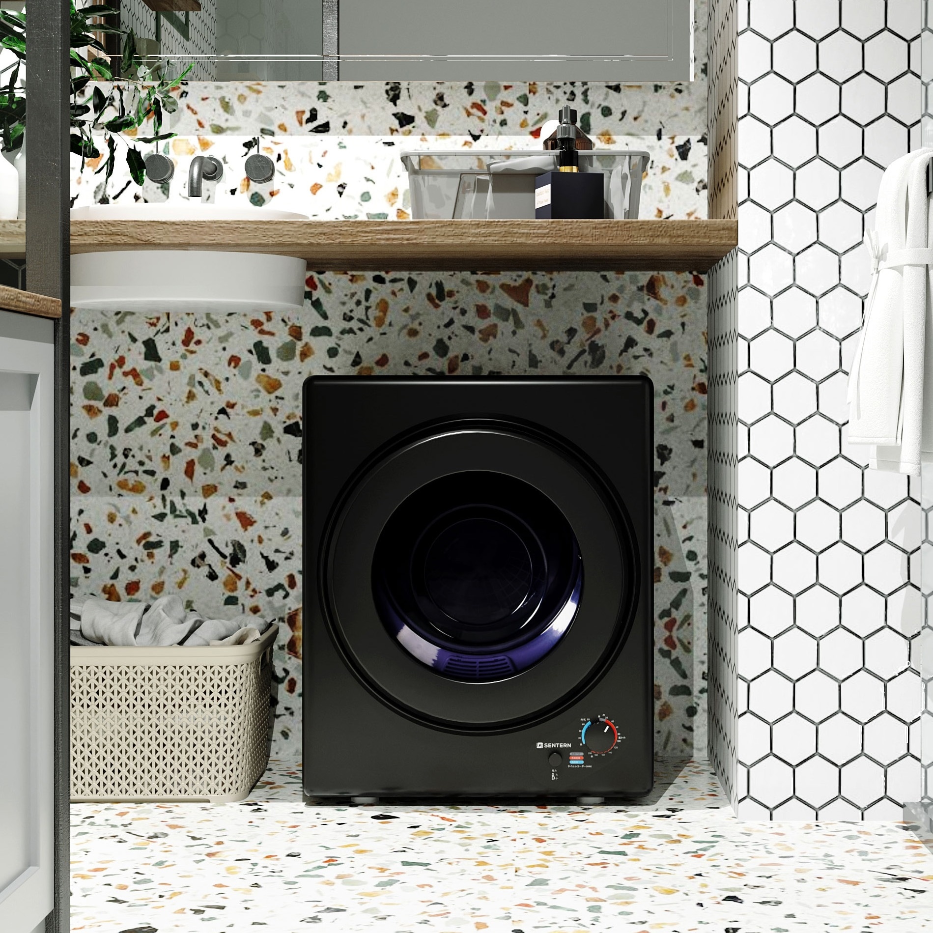 国内即日発送！【 衣類乾燥機】 小型 3kg 壁掛け 衣類 乾燥 布団乾燥 家庭用 ホワイト