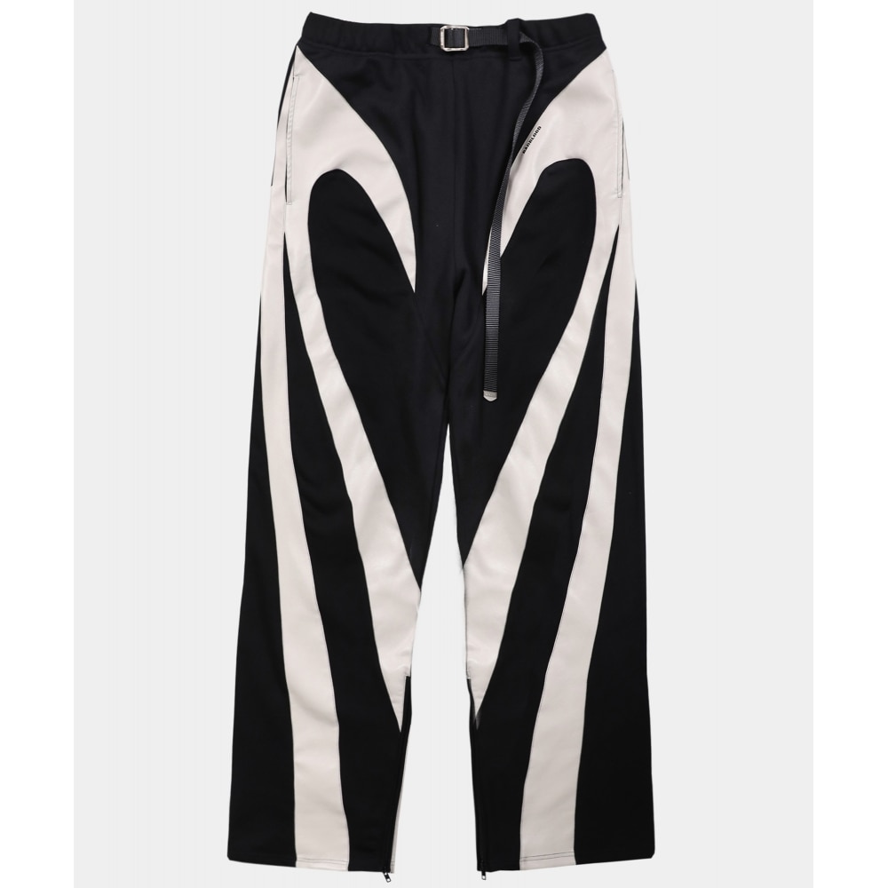 BADBLOOD ダンカン 2ウェイジョガーパンツ-ブラック