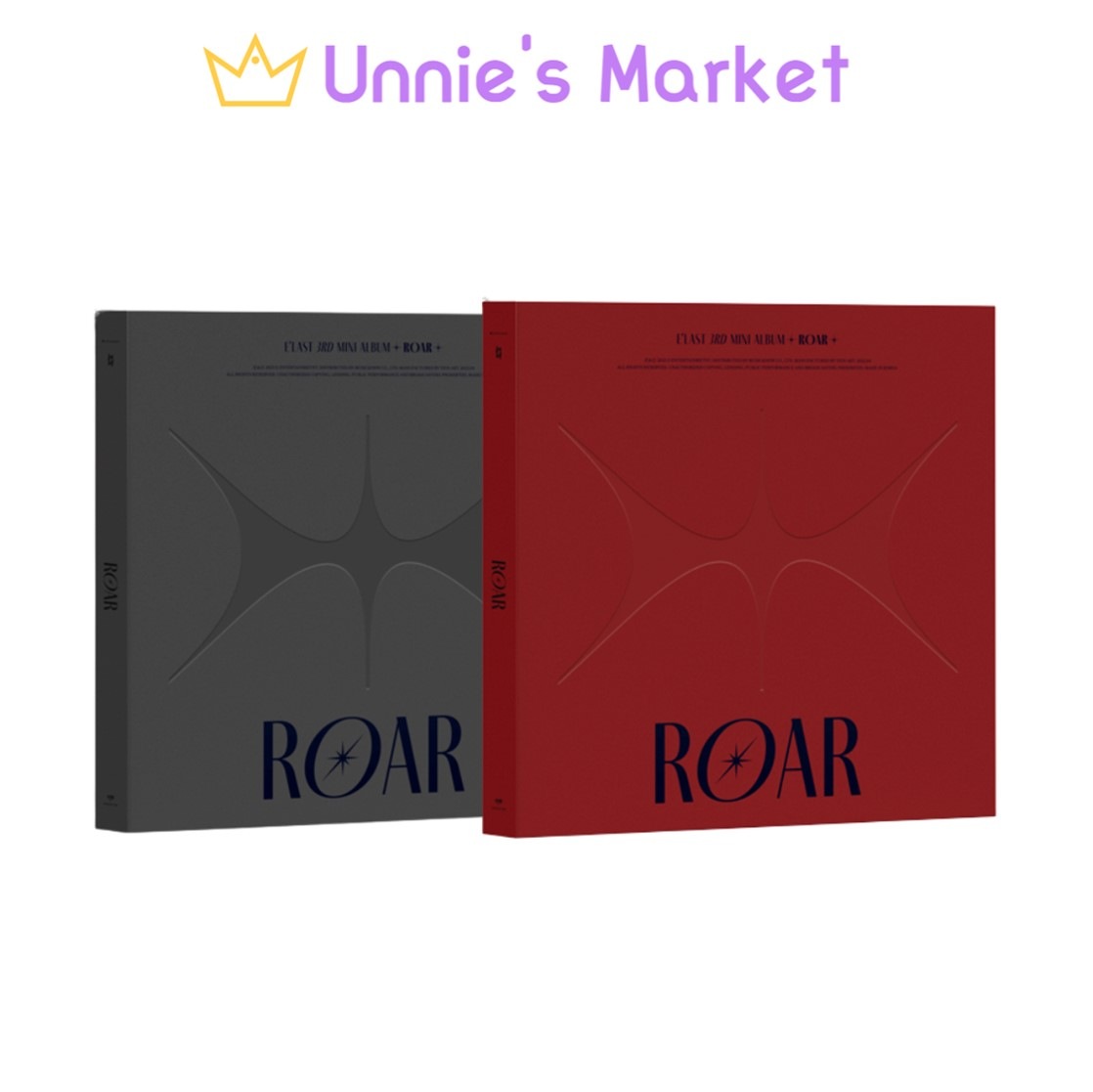 [SET] ELAST [ROAR] / ELAST 3rd Mini Album (GRAY ver. / RED ver.)