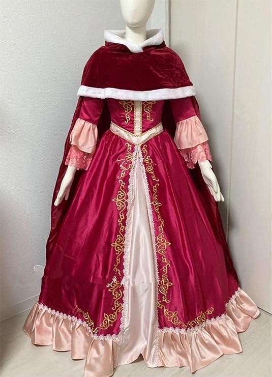 シークレットハニー 美女と野獣 ベル 愛の芽生え 仮装 ケープ コスプレ