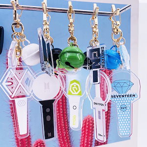 Blackpink ベルペンダントキーホルダー Exo Nct Got7 サポートライトアクセサリー