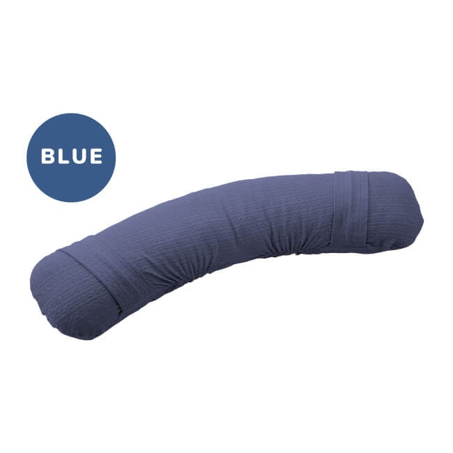 ピントエアリービーンズ ブルー 腕まくら 日本製 姿勢サポート 反発性のビーンズ形状 水洗い可能 洗濯可能 【メーカー直送商品】