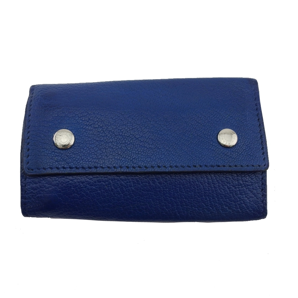 キーケース セリエ エチュイクレ4 ブルー レディース 中古