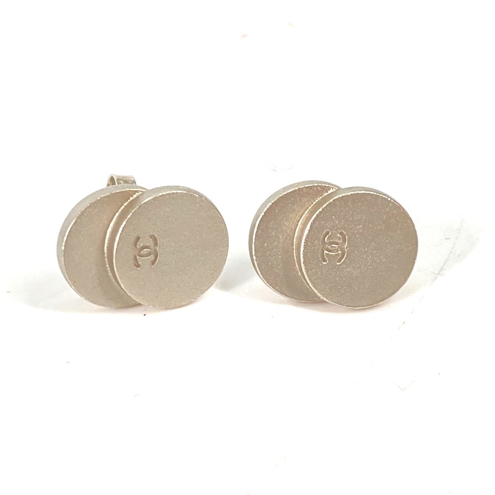 ピアス ダブルサークル CC ココマーク 99C アクセサリー メタル シルバー