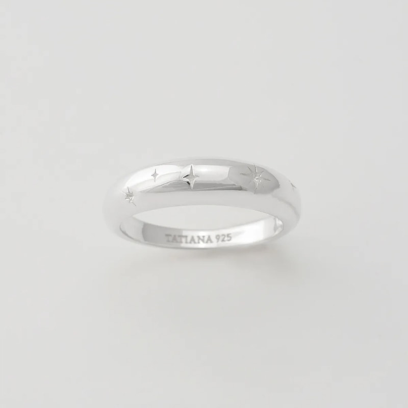 (シルバー925) ボールド スター パターン リング 指輪／Pattern Ring 5,369円