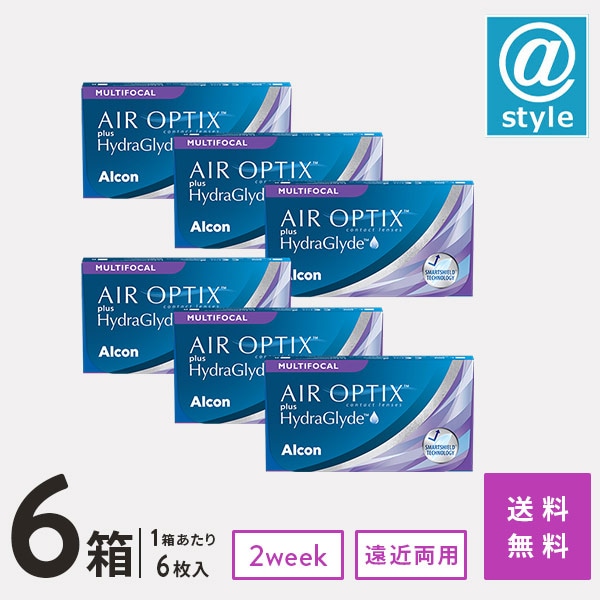 エアオプティクス プラス ハイドラグライド マルチフォーカル (遠近両用) 6箱 (1箱6枚入り)