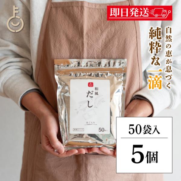 だしパック 保存料 無添加 和風 50包入 5袋 だし 和風だし 国産素材使用 KEYPACK キーパック keyroom キールーム 国内製造 万能だし 業務用