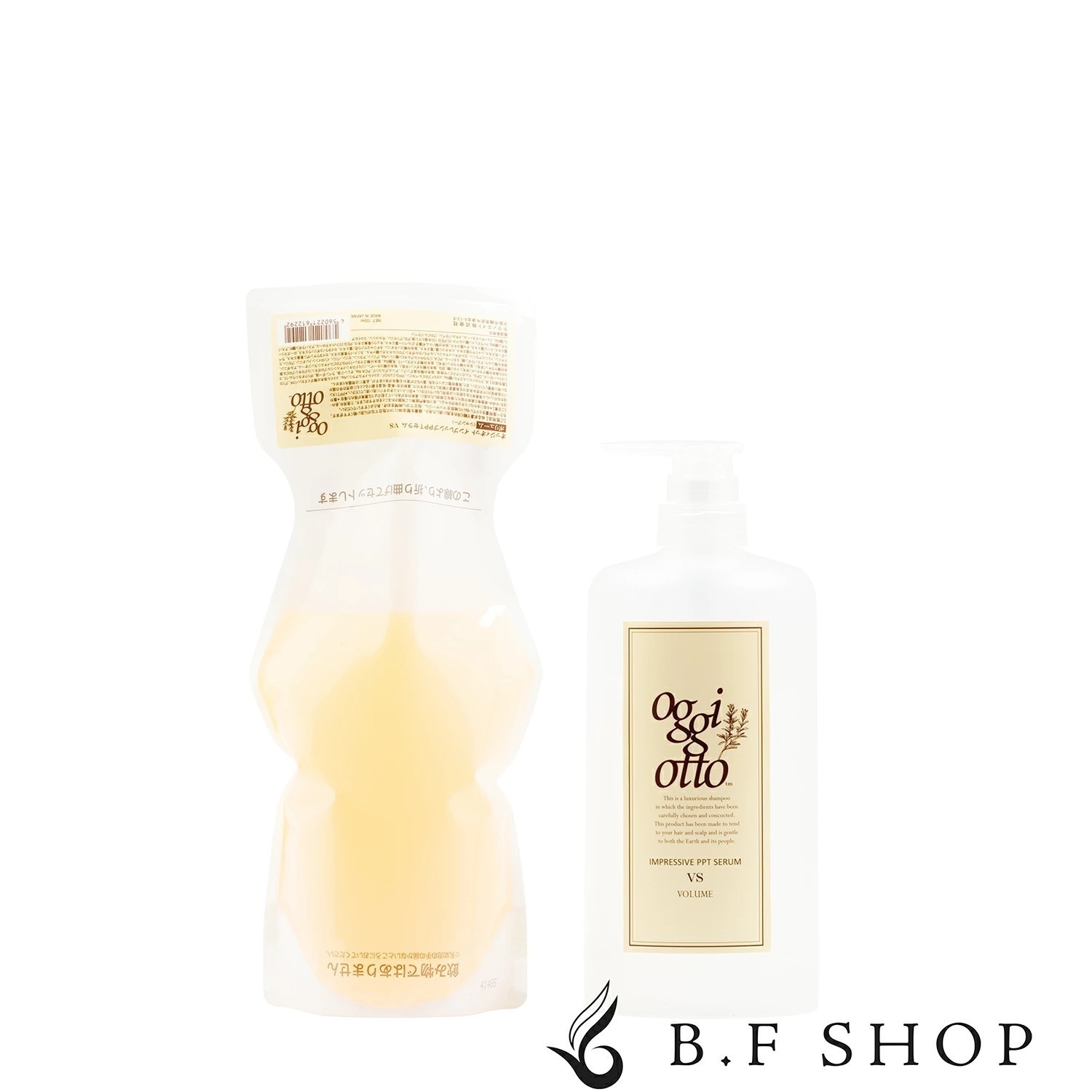 【セット品】オッジィオット ボトル付き ボリューム インプレッシブPPTセラム VS シャンプー 700ml LSC