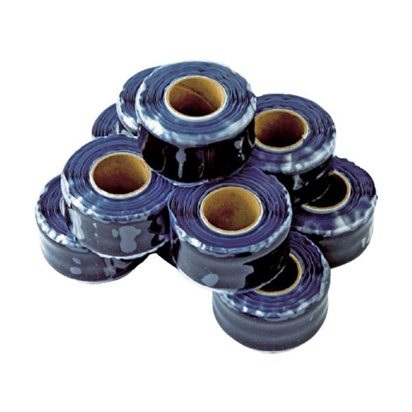 (まとめ) 旭エンジニアリング リペアテープ HT-25 25.4mm×3m 黒 1005 1巻 (×5セット)