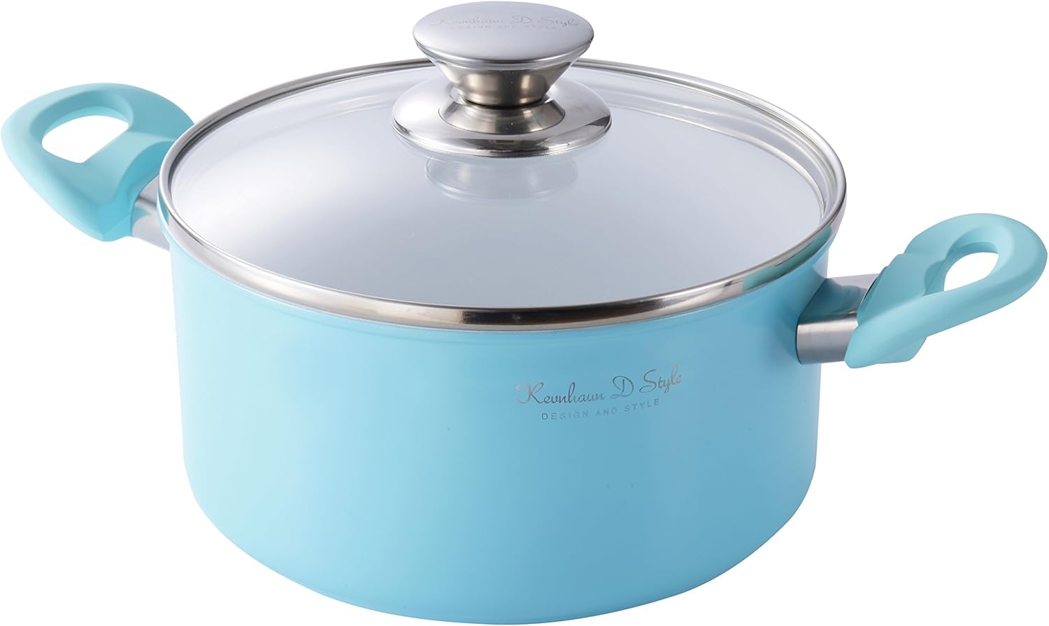 KEVNHAUN ケヴンハウン 両手鍋 20cm IH対応 ターコイズ/ティール セラミッコーティング KDS6645