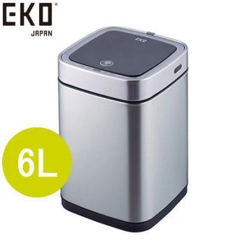 ダストボックス ゴミ箱 ECOSMART X SENSOR BIN エコスマート X 充電式センサービン 6L EK9252RGMT-6L シルバー