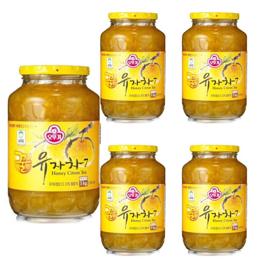 【三和はちみつ柚子茶１ｋg】ゆず茶1kg　5個　韓国食品/韓国お茶/韓国食材/韓国お茶/東方神起 /韓国/伝統茶/健康茶/韓国ドリンク/韓国飲料/韓国ドラマ/冬のソナタ/激安/韓国伝統茶 【