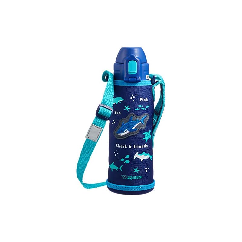 【3日以内発送】象印 (ZOJIRUSHI) 水筒 ストロータイプ ステンレスボトル 520ml ブルー SD-CB50-AA