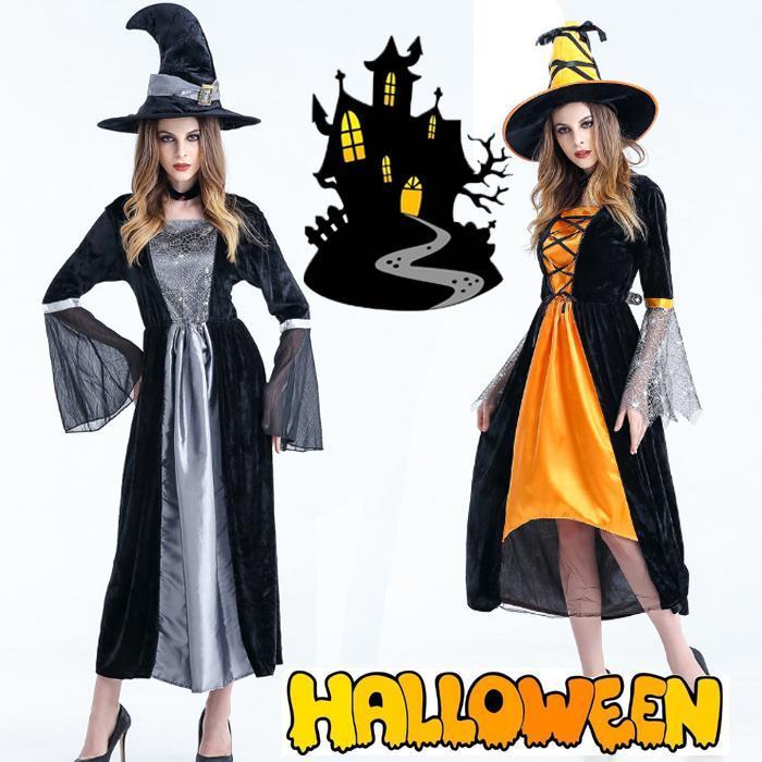 【 最安挑戦】ハロウィン 大人用 魔女 レディース 魔法使い ハロウィン コスプレ衣装 巫女 女王様 仮装 変装 舞台演出服 パーティー イベント用 ステージ衣装 魔女 プリンセス